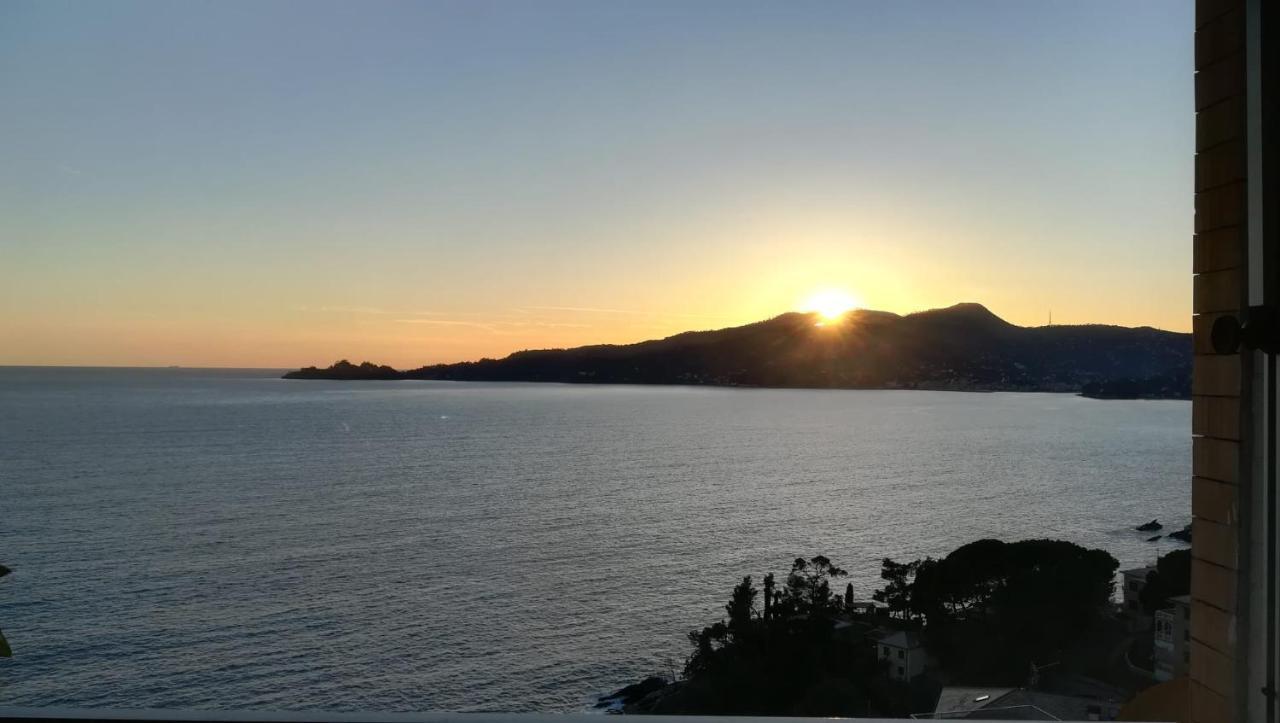 Apartamento Una Conchiglia Sul Mare Attico Vista Portofino Zoagli Exterior foto