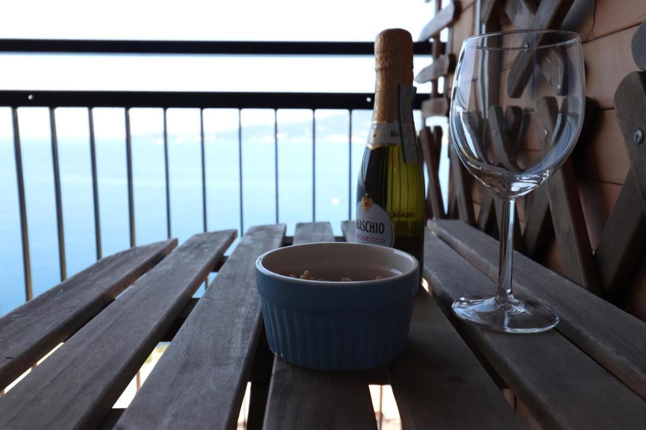 Apartamento Una Conchiglia Sul Mare Attico Vista Portofino Zoagli Exterior foto